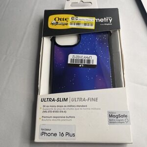 OtterBox Symmetry MagSafe iPhone 16 Plus‎ Case Blue Galaxy